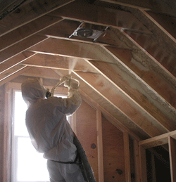 St. Louis MO attic spray foam insulation